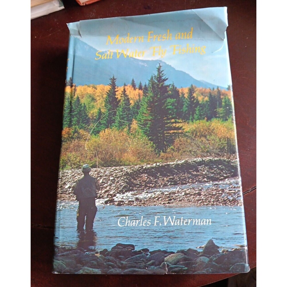 Modern Fresh And Salt Water Fly Fishing Charles Waterman HCDJ 3rd Print 1976
